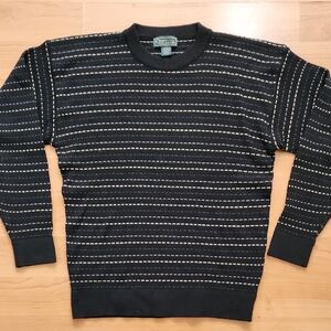 Vintage Croft & Barrow Wool Blend Grandpa Sweater